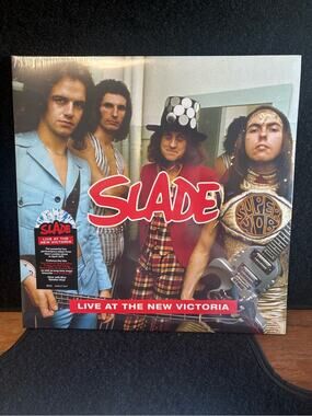 Slade Live at the New Victoria 2LP Blue Splatter Vinyl Record New Sealed